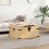 VidaXL vidaXL Storage Box Blanket Box Storage Chest Toy Box Trunk Solid Wood Pine 3
