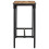 VidaXL vidaXL Bar Table Garden Outdoor Table Bistro Table Solid Rough Wood Mango 5