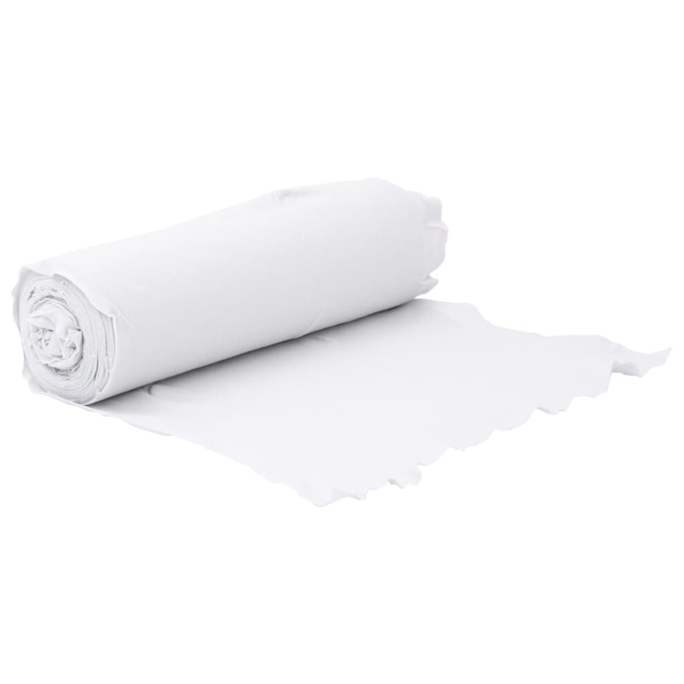vidaXL Geotextile Membrane Weed Control Fabric White 1 x 50 m Polyester Fibre