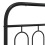 VidaXL vidaXL Ersatz-Kopfteil Metall Schwarz 90 cm 5