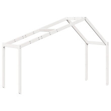 vidaXL Dach für Kinderbett Weiß 213x85,5x144,5 cm Massivholz Kiefer