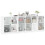 VidaXL vidaXL Bookcase with Doors Bookshelf Cabinet Highboard White Engineered Wood 5