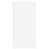 VidaXL vidaXL Bookcase with Doors Bookshelf Cabinet Highboard White Engineered Wood 7