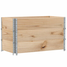 vidaXL Garden Planter Outdoor Flower Pot Patio Planter Pot Solid Wood Pine