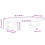 VidaXL vidaXL Basin Shelf Wall Mounted Bathroom Countertop Steel and Solid Wood Beech 4