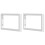 VidaXL vidaXL Basin Shelf Wall Mounted Bathroom Countertop Steel and Solid Wood Beech 7