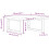 VidaXL vidaXL Basin Shelf Wall Mounted Bathroom Countertop Steel and Solid Wood Beech 11