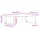 VidaXL vidaXL Basin Shelf Wall Mounted Bathroom Countertop Steel and Solid Wood Beech 4