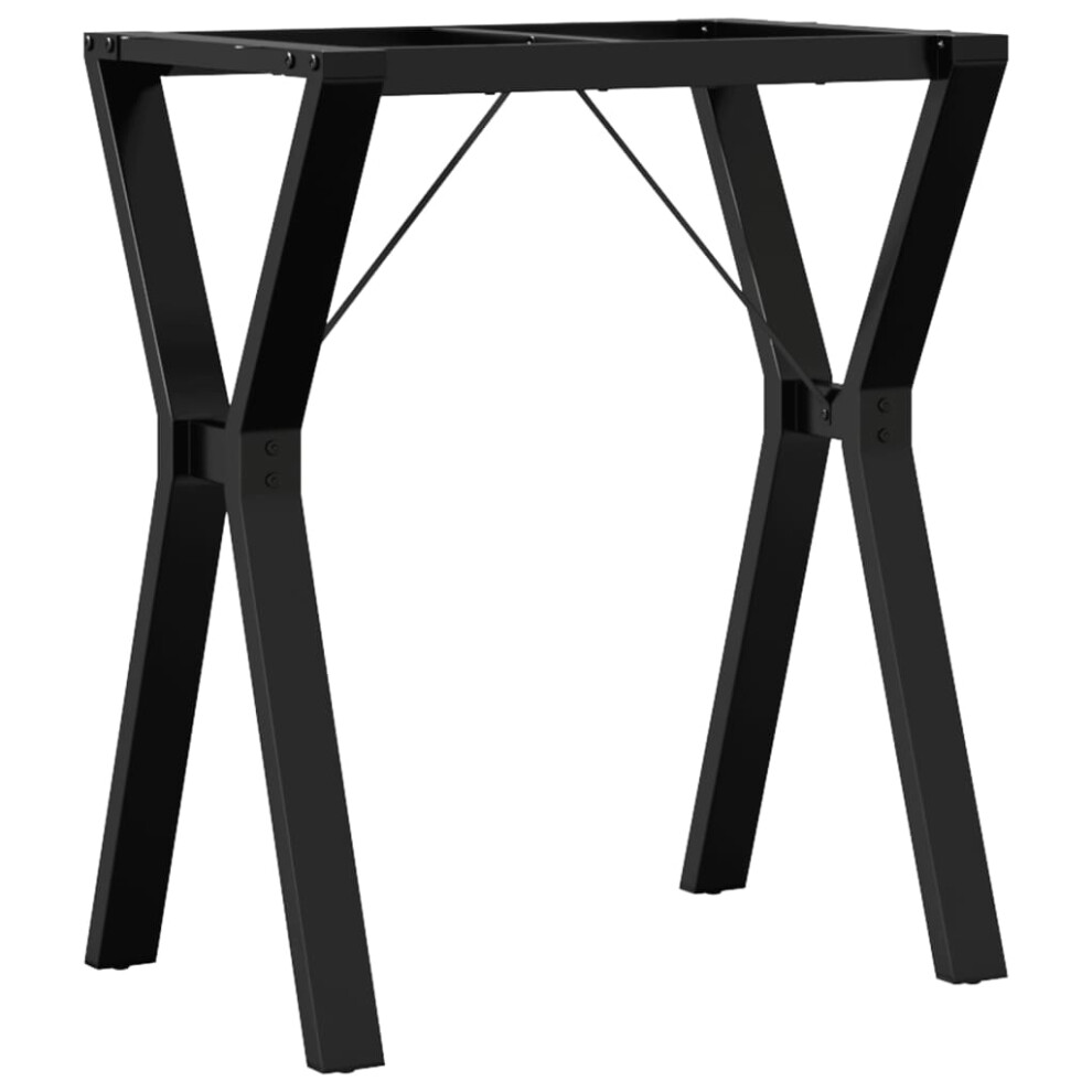 Vidaxl Dining Table Legs Y-Frame Desk Legs Diy Metal Furniture Legs Steel 8721012283008