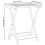 VidaXL vidaXL Folding Garden Table Outdoor Table Patio Dining Table Solid Wood Acacia 10