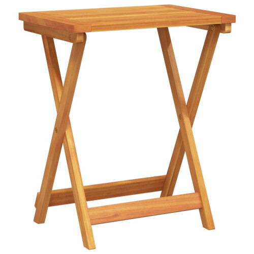 VidaXL vidaXL Folding Garden Table Outdoor Table Patio Dining Table Solid Wood Acacia