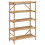 VidaXL vidaXL 5-Layer Shelf Displaying Storage Shelf Organiser Storage Rack Bamboo 2