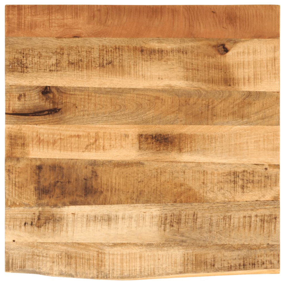 Vidaxl Table Top Replacement Dining Table Top Live Edge Solid Wood Rough Mango