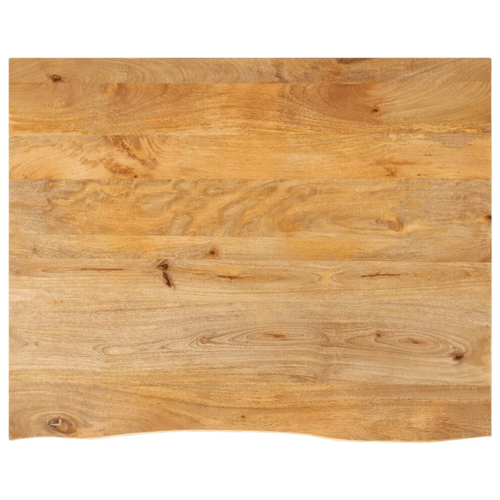 Vidaxl Table Top Live Edge Replacement Board Dining Table Top Solid Wood Mango