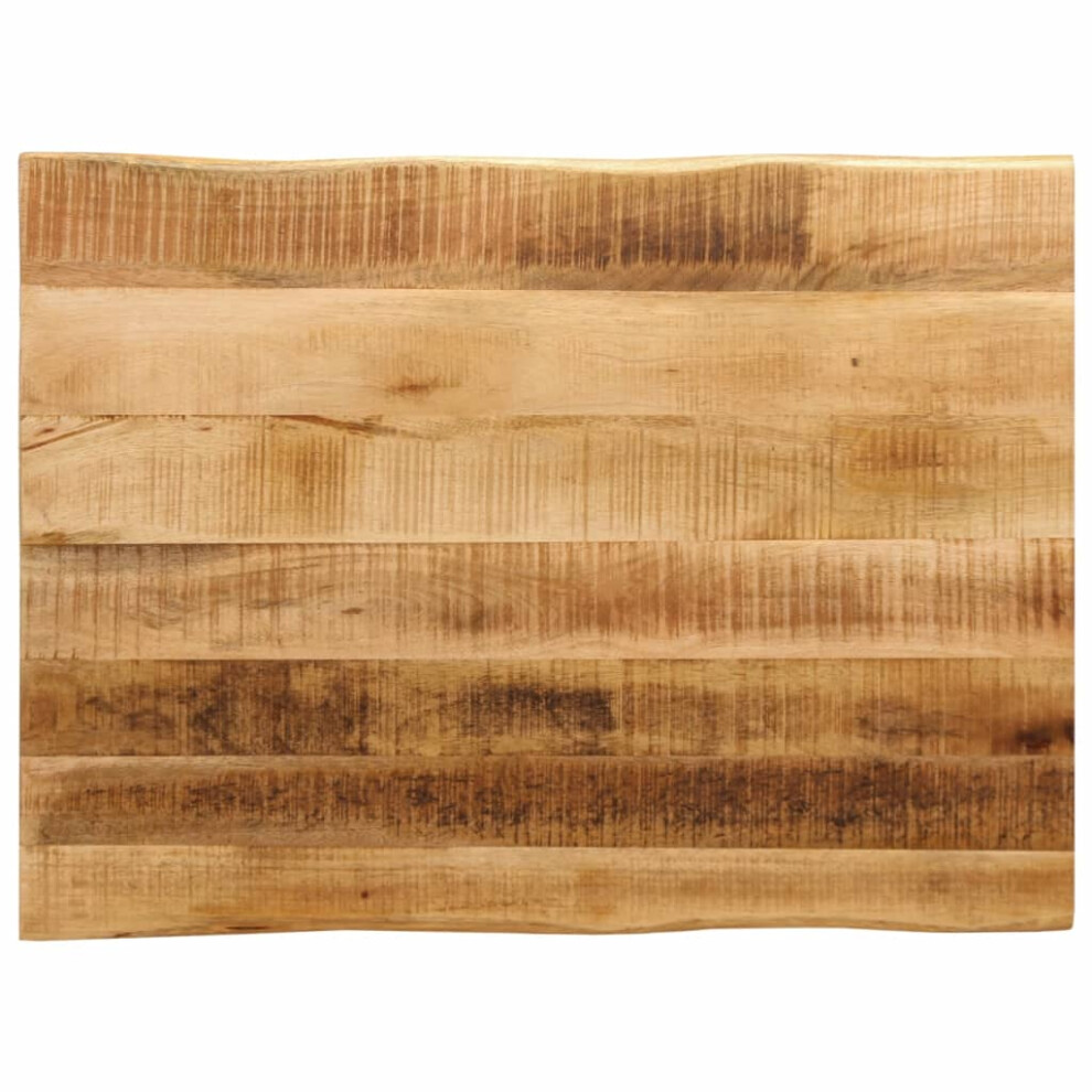Vidaxl Table Top Live Edge Replacement Dining Table Top Solid Wood Rough Mango