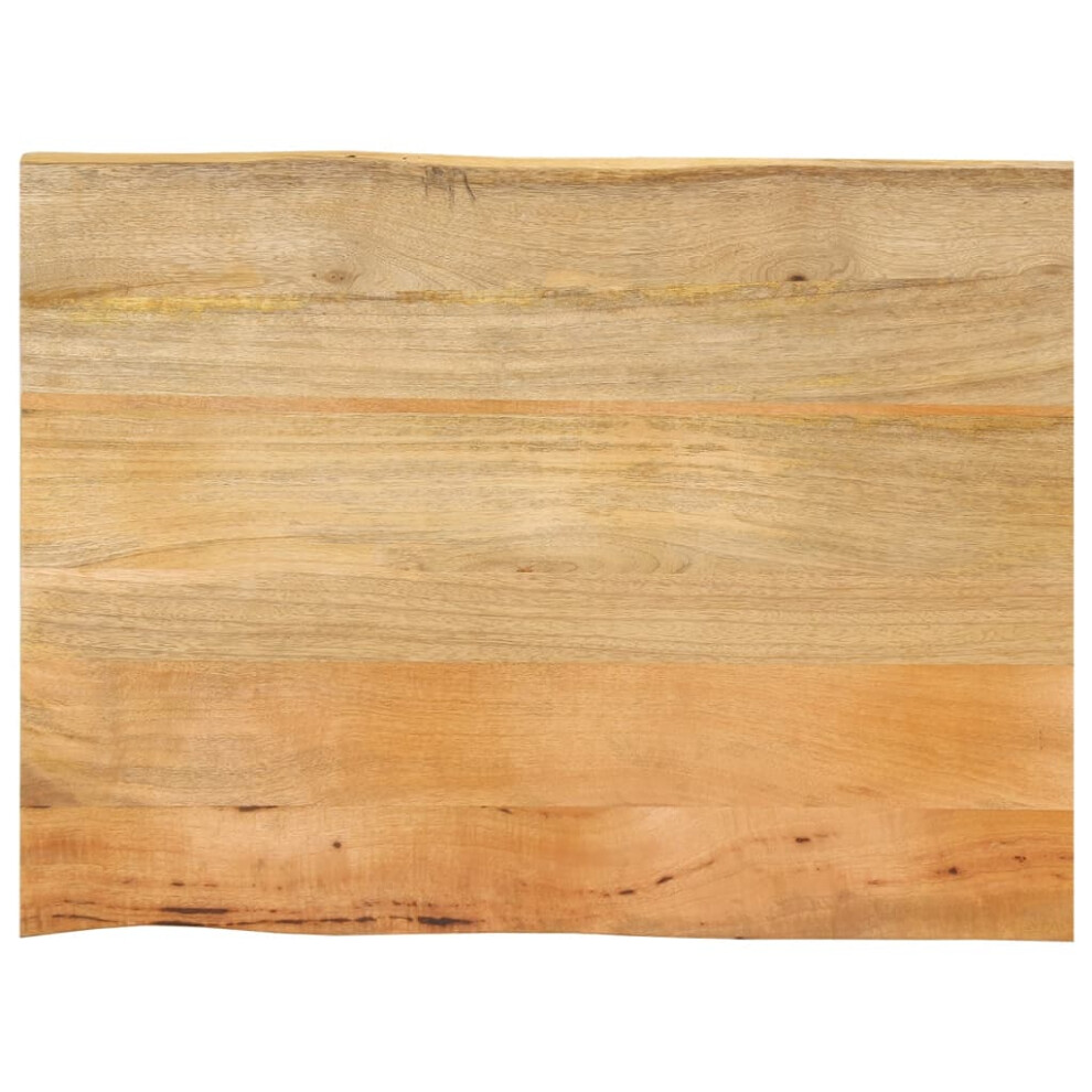 Vidaxl Table Top Live Edge Replacement Board Dining Table Top Solid Wood Mango