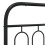 VidaXL vidaXL Ersatz-Kopfteil Metall Schwarz 150 cm 5