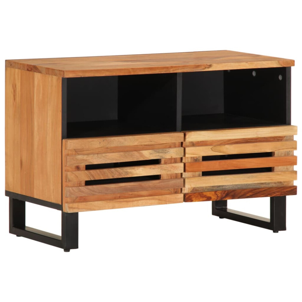 Vidaxl Tv Cabinet Tv Stand Tv Unit Entertainment Centre Solid Wood Acacia