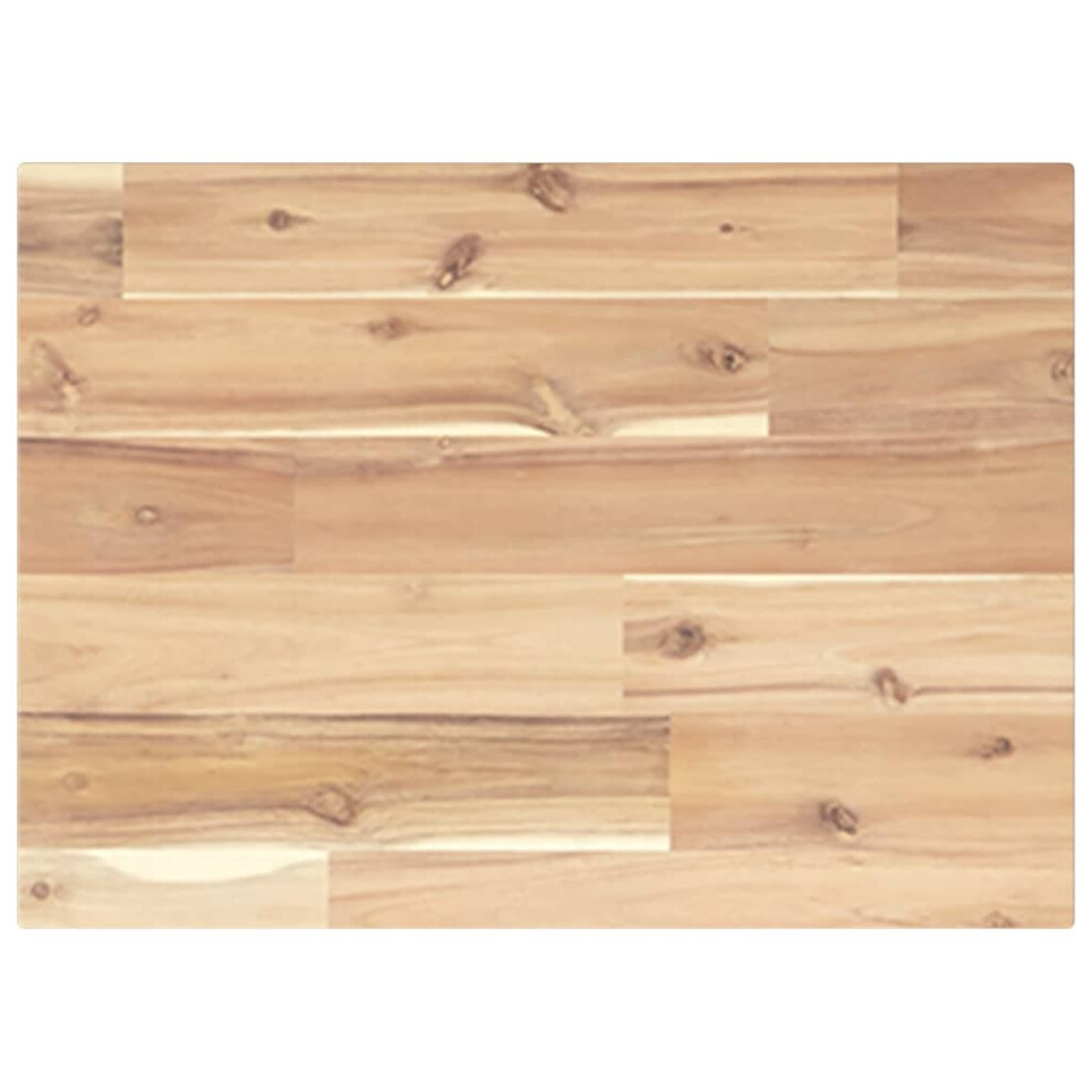 Vidaxl Table Top Replacement Dining Table Top Rectangular Solid Wood Acacia