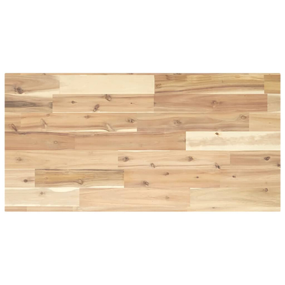 Vidaxl Table Top Replacement Dining Table Top Rectangular Solid Wood Acacia