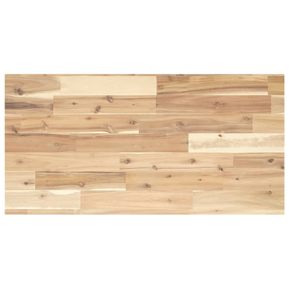 Vidaxl Table Top Replacement Dining Table Top Rectangular Solid Wood Acacia