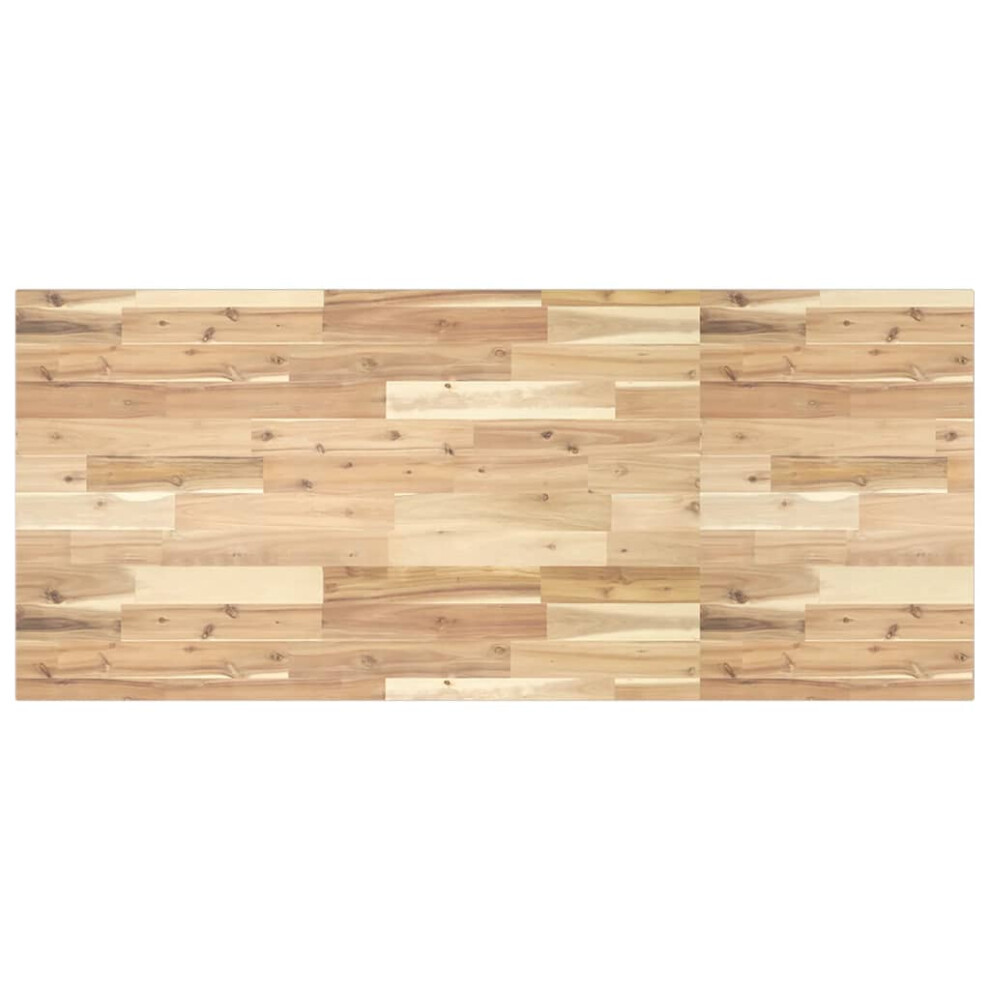 Vidaxl Table Top Replacement Dining Table Top Rectangular Solid Wood Acacia
