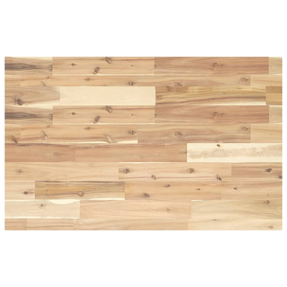 Vidaxl Table Top Replacement Dining Table Top Rectangular Solid Wood Acacia