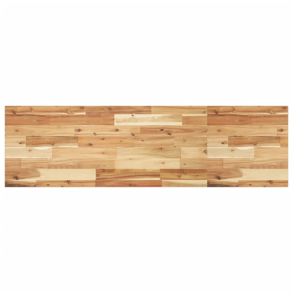 Vidaxl Table Top Replacement Dining Table Top Rectangular Solid Wood Acacia