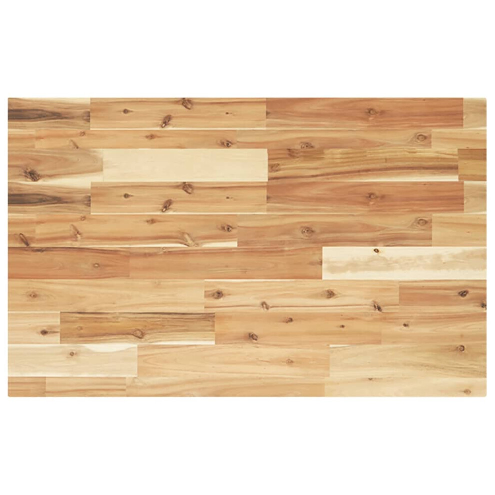 Vidaxl Table Top Replacement Dining Table Top Rectangular Solid Wood Acacia