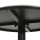 VidaXL vidaXL Gartentisch Rund Schwarz Ø60x105 cm Stahl 5