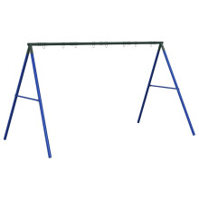 vidaXL Swing Frame for Outdoor with 8 Hanging Hooks Garden Swing Blue Steel