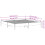 VidaXL vidaXL Bed Frame Bad Base White 180x200 cm Super King Size Solid Wood Pine 9