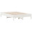 VidaXL vidaXL Bed Frame Home Bedstead White 120x190 cm Small Double Solid Wood Pine 6