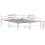 VidaXL vidaXL Bed Frame Home Bedstead White 120x190 cm Small Double Solid Wood Pine 9