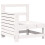 VidaXL vidaXL Garden Armrest Sofa Outdoor Sofa Sectional Sofa White Solid Wood Pine 2