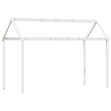 vidaXL Dach für Kinderbett Weiß 217x95,5x159 cm Massivholz Kiefer