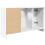 VidaXL vidaXL Sink Cabinet Vanity Unit Storage Unit Cupboard White Engineered Wood 7