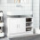 VidaXL vidaXL Sink Cabinet Vanity Unit Storage Unit Cupboard White Engineered Wood 3
