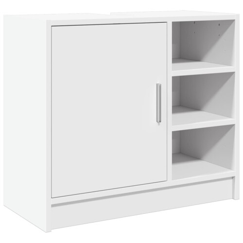 VidaXL vidaXL Sink Cabinet Vanity Unit Storage Unit Cupboard White Engineered Wood 1