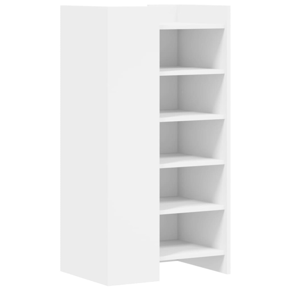 Vidaxl Shoe Cabinet Shoe Storage Cupboard Shoe Rack White Engineered Wood