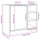 VidaXL vidaXL Sink Cabinet Vanity Unit Storage Cupboard Grey Sonoma Engineered Wood 11