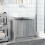 VidaXL vidaXL Sink Cabinet Vanity Unit Storage Cupboard Grey Sonoma Engineered Wood 3