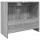VidaXL vidaXL Sink Cabinet Vanity Unit Storage Cupboard Grey Sonoma Engineered Wood 7