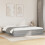 VidaXL vidaXL Bed Frame Bed Base Bedstead Grey Sonoma 200x200 cm Engineered Wood 3