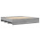 VidaXL vidaXL Bed Frame Bed Base Bedstead Grey Sonoma 200x200 cm Engineered Wood 7