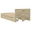 VidaXL vidaXL Bed Frame with Headboard Sonoma Oak 90x190 cm Single Engineered Wood 7