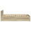 VidaXL vidaXL Bed Frame with Headboard Sonoma Oak 90x190 cm Single Engineered Wood 6