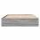 VidaXL vidaXL Bed Frame Bed Base Grey Sonoma 150x200 cm King Size Engineered Wood 5