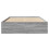 VidaXL vidaXL Bed Frame Bed Base Bedstead Grey Sonoma 135x190 cm Engineered Wood 5