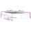 VidaXL vidaXL Bed Frame Bed Base Grey Sonoma 120x190 cm Small Double Engineered Wood 4